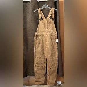 Free People Ziggy Overalls Size L NWT Pioneertown (hard-to-find color)